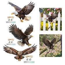 Ornamento da appendere a forma di aquila con corda, cartello piatto 2D per