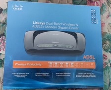  Router Gigabit ADSL2+ a Doppia Banda Wireless-N WAG320N Linksys by Cisco