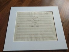 ANTICO SPARTITO MANOSCRITTO CENERENTOLA GIOACCHINO ROSSINI ARIA 2 VIOLINI LIRICA