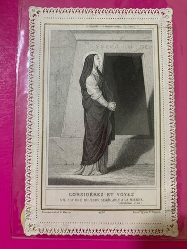 Santino holy card prière - holy,