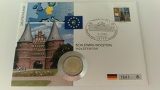 2 euro Numisbrief Germania 2006 Schleswig Holstein D Lettera num. R
