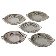 5 Cestini Antichi Ceramica di