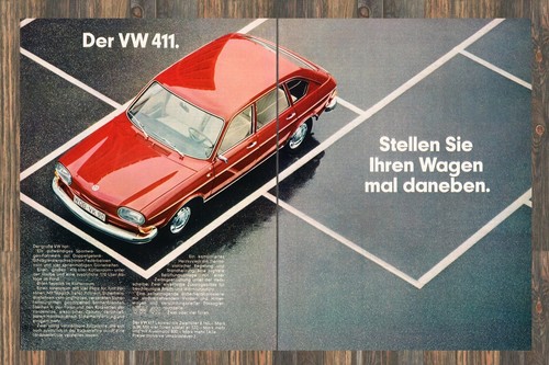 Volkswagen 411 reklame - -,