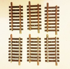 N 6  BINARI  DRITTI   LIMA   N 40 3022   PATTINI   IN OTTONE  CM 5,5