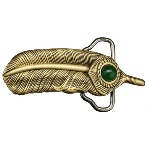 Fibbia piume indiane - fibbia,