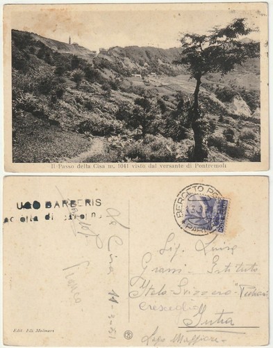 Passo cisa visto dal - dal, versante