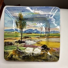 Set 2 piatti da parete vintage