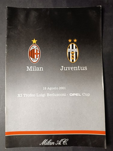 Programma milan juventus xi - milan,