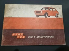 Fiat 127, Libretto Uso E Manutenzione 1971