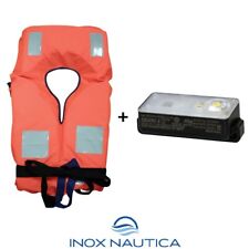 GIUBBOTTO DI SALVATAGGIO ADULTO 150N + LUCE A LED OMOLOGATO OLTRE 6 MIGLIA