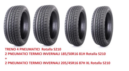 Treno completo gomme - di,