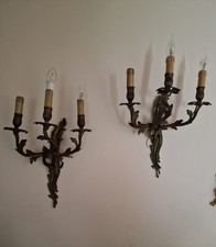 Applique vintage in bronzo a 3