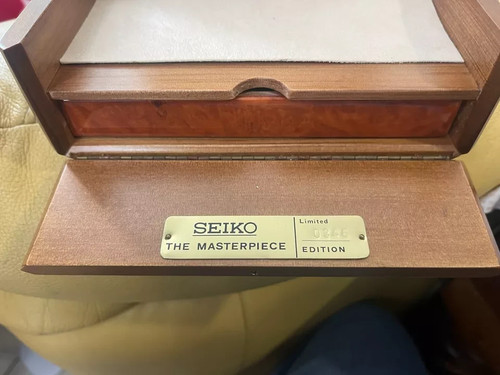 Seiko the masterpiece scatola