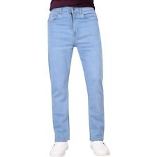 Da Uomo Denim Jeans Dritto Fit