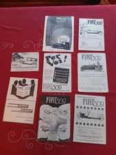 FIAT 509   8 x  Advertising