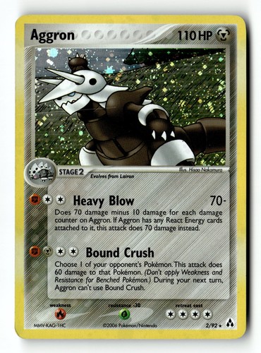 Pokemon card aggron holo - pokemon,