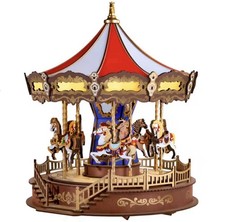 Carillon Natalizio Con Movimento Luci E Musica