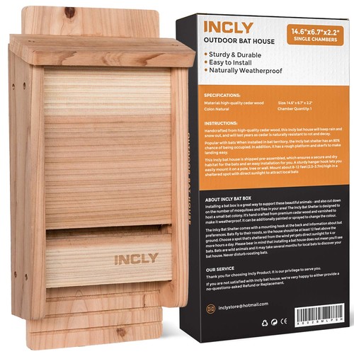Incly small bat - house, for