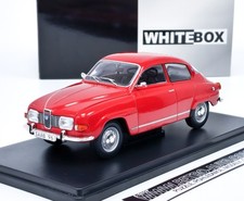 Saab 96 V4 (1970) rosso SCATOLA BIANCA 1:24