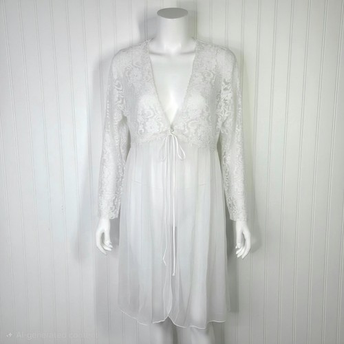Vintage peignoir lingerie - peignoir,
