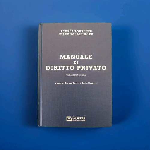 Manuale diritto privato - diritto,