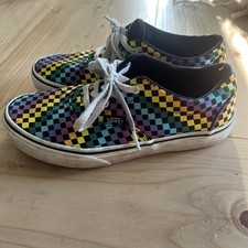 Scarpe da skate Vans multicolore a scacchi unisex Missy taglia 4