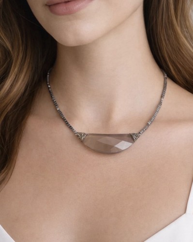 Collana artigianale semirigida - artigianale,