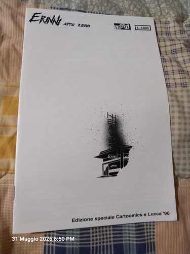Erinni atto zero edizione - atto,
