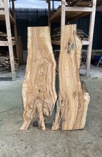 Coppia di tavole di legno di