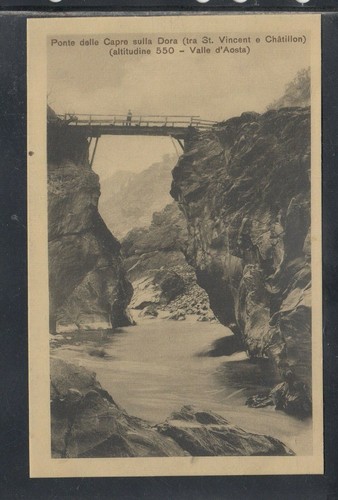 Cartolina ponte delle - cartolina, capre