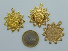 3pz ciondolo fiore della vita 30mm  bijoux per collana, bracciale