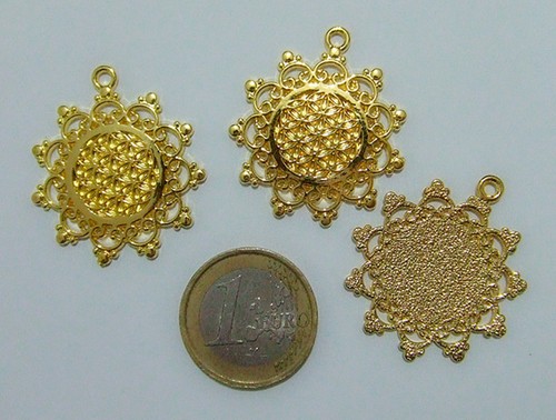 3pz ciondolo fiore della vita