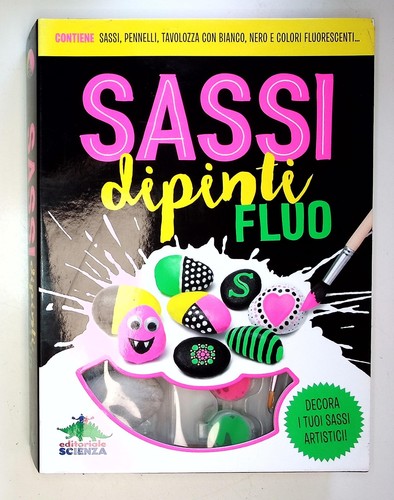Sassi dipinti fluo - ,