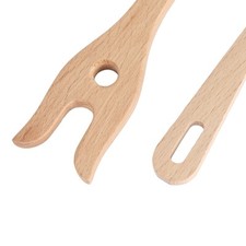 Uncinetto per tessitura legno