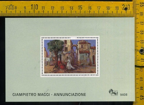 Foglietto erinnofilo pittura