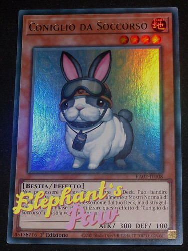 Yugioh coniglio da soccorso - coniglio,