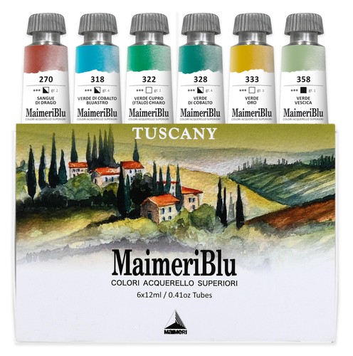 Maimeri blu acquerelli - maimeri, blu,