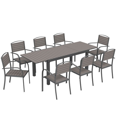 Set pezzi pranzo esterno - pezzi,