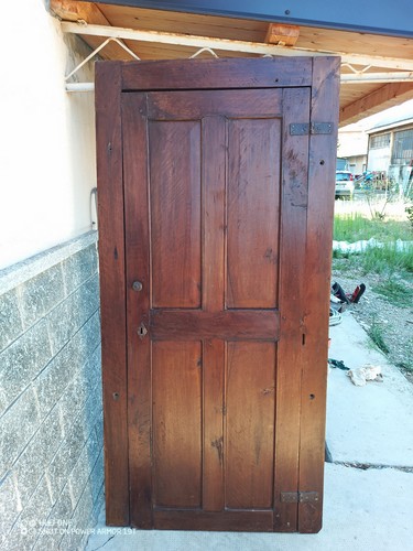 Antico stipo muro legno - stipo, da