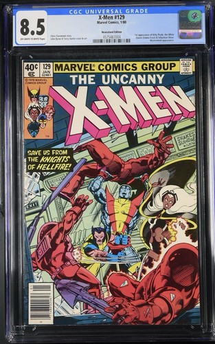 Uncanny men 129 cgc 8 - x-men, 8.5