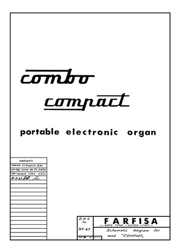 Farfisa combo compact - farfisa,