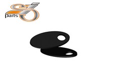 Indicatore Piastre di Montaggio Harley Davidson Softail Dyna Sportster Inox Nero