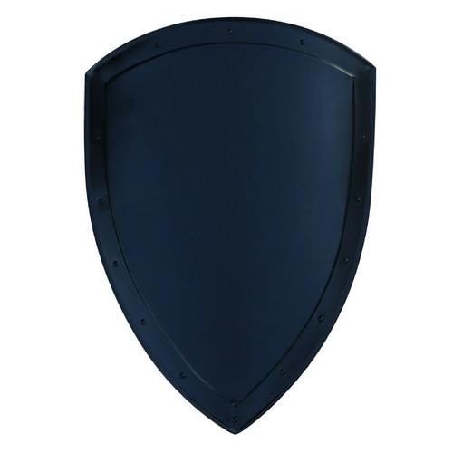 Scudo nero battaglia - , medievale