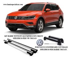   VW TIGUAN II BARRE PORTAPACCHI CON PORTASCI O SNOWBOARD SPECIFICO. (made italy