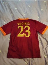 "Maglia AS Roma Vucinic 23 XL Vintage Anni 2000 Serie A Calcio Collezione Retro