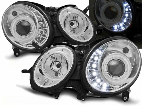 Kit fari led cromati per - fari,
