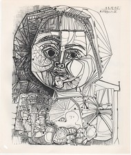 Pablo Picasso - Portrait de Paloma - Lithographie