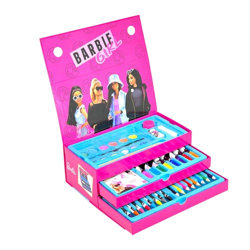 Valigetta colori barbie mattel - valigetta,