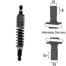 Ammortizzatore Posteriore BCR