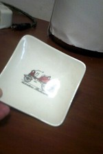 piccolo posacenere in ceramica firmato PACETTI made in italy 10x10 vintage leggi